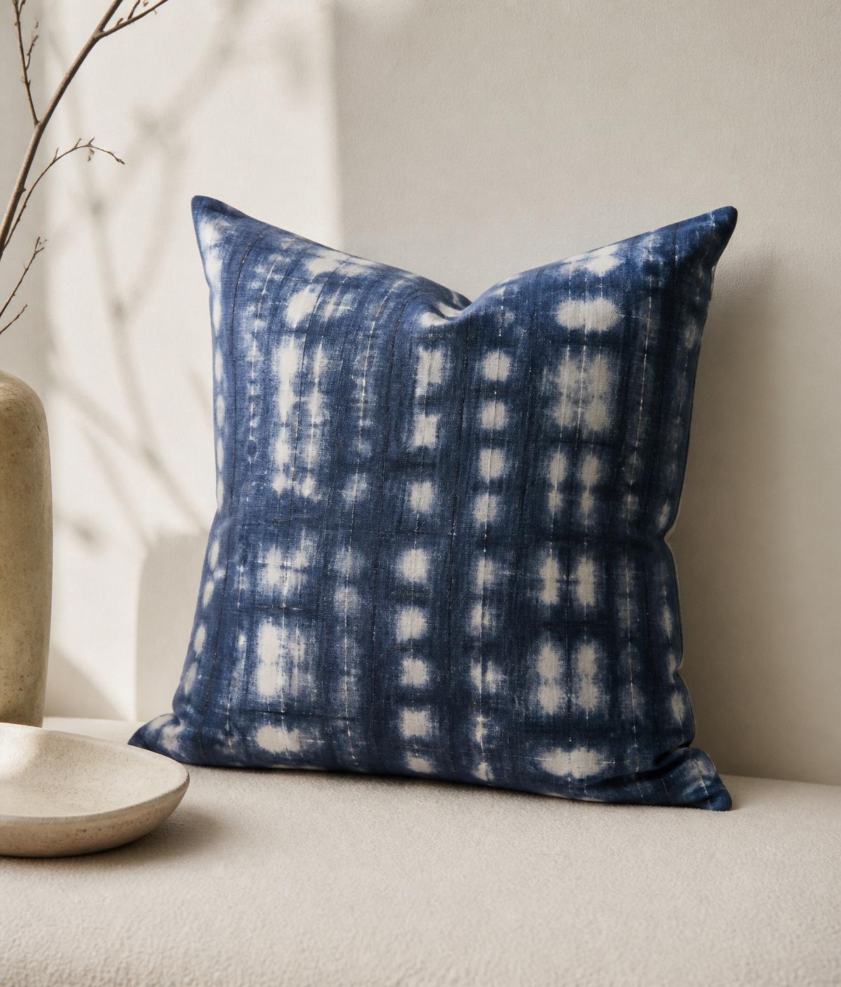 Adire Linen Cushion